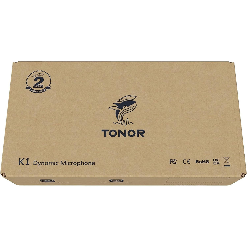 Buy now TONOR K1 Vocal Microphone for Singing, Dynamic Handheld Wired Karaoke Mic, Microfono with 5M XLR to 1/4" Cable, Compatible with Amp, Mixer, Suitable for Speech, Karaoke and Outdoor Activities at indiglob india