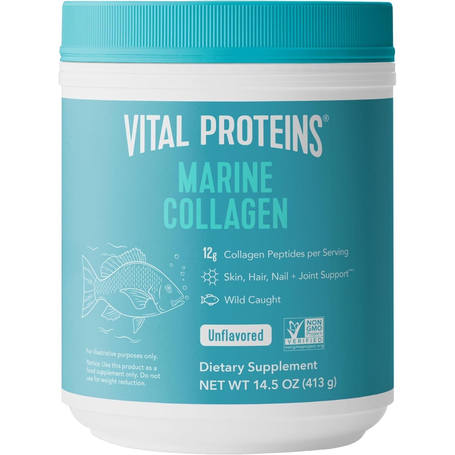 Buy now Vital Proteins Marine Collagen Peptides Powder Supplement for Skin Hair Nail Joint - Hydrolyzed Collagen - 12g per Serving - 7.8 oz Canister 34 Servings (Pack of 1) at indiglob india