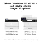Canon Genuine 057 Black Toner Cartridge