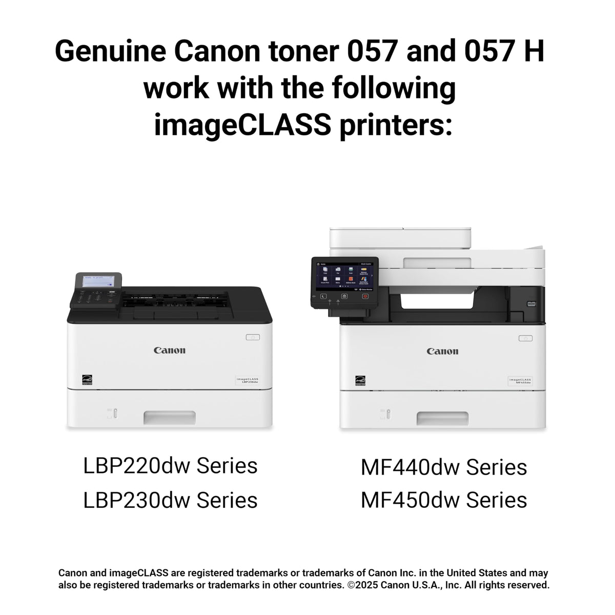 Canon Genuine 057 Black Toner Cartridge