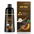 KAISASA Dark Burgundy Hair Dye Shampoo 3 in 1 for Gray Hair, Women & Men | Easy-to-Use Hair Color Shampoo for Full Gray Coverage and Daily Hair Care