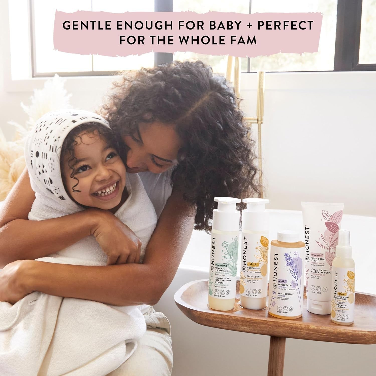 Buy now The Honest Company Conditioning Hair Detangler, Tear-Free Hypoallergenic Leave-In Conditioner and Fortifying Spray, Citrus Vanilla Refresh, 4 fl oz at indiglob india