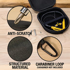 Buy now DEWALT Heavy Duty Protective Headphone Case for Pro Max Neckband, Compact Lightweight w/EVA Earphone Hard Shell Case, Headset Travel Carry Shockproof, Water-Resistant, Soft Interior & Accessory Pocket at indiglob india