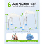 FULLOT Space-Saving Triangular Shower Chair for Inside Shower, 400 lbs
