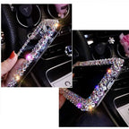 Buy now Bonitec Compatible with iPhone 13 Pro Max Case for Women Girls 3D Glitter Sparkle Bling Case Luxury Shiny Cute Crystal Charms Rhinestone Diamond Bumper Clear Protective Cases Cover Clear at indiglob india
