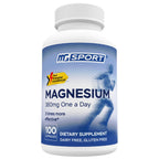 MGSPORT Magnesium Supplement 380mg, 60 Servings | High Intracellular Absorption Complex Formula, With Vitamins B6, D, E, Supports Muscle Function, Supports Sleep Quality