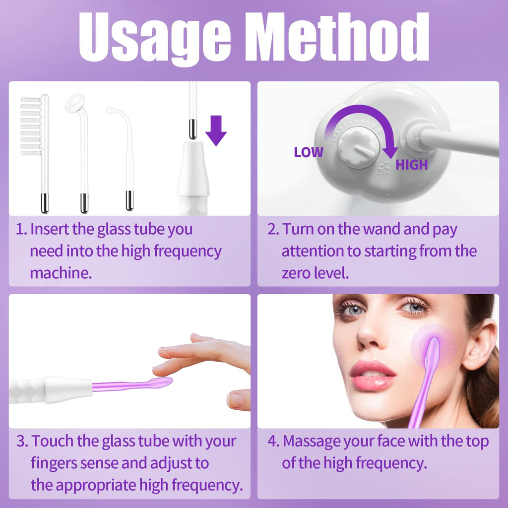 High Frequency Facial Wand-UUPAS Portable Handheld High Frequency
