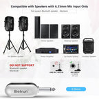 Buy now Bietrun UHF Wireless Microphone Headset, 165ft Range, Working Time 6H, 1/4''Plug, Wireless Headset Mic ＆Handheld Mic 2 in 1, for Karaoke Speaker, Amplifier, Speakers, PA System, Teaching, Fitness at indiglob india