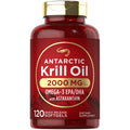 Carlyle Antarctic Krill Oil 2000mg | 120 Softgels | Maximum Strength | Omega-3 EPA, DHA, with Astaxanthin | Supplement Sourced from Red Krill | Laboratory Tested | Non-GMO and Gluten Free