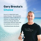 Baja Gold Liquid Trace Minerals Drops, Gary Brecka Choice, Glass, 4 fl oz | Sea of Cortez Ionic Electrolyte Drops, Glass Bottle, Unrefined Mineral Saline for Drinking Water and Food, 30-Day Supply