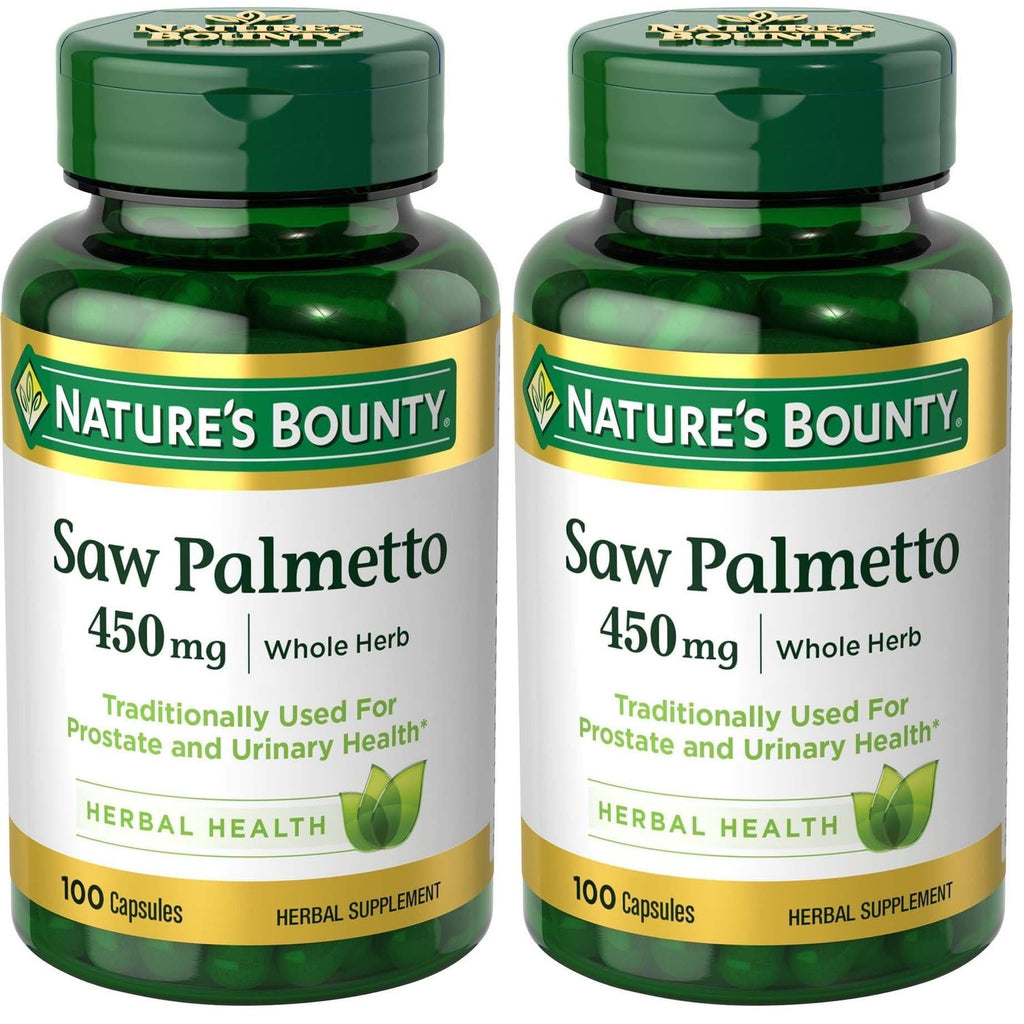 Nature's Bounty Saw Palmetto 450 mg, 100 Capsules