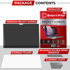 Buy now Magnetic Privacy Screen for MacBook Pro 16 Inch (2019, 2020) Removable Laptop Privacy Filter Shield and Protector at indiglob india