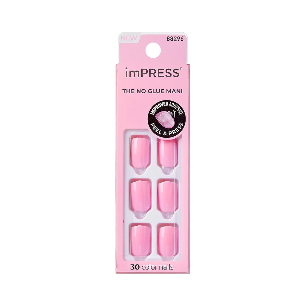 Buy now KISS imPRESS No Glue Mani Press On Nails, Color, Includes 30 Nails, Prep Pad, Instructions Sheet, 1 Manicure Stick, 1 Mini File Sandbox at indiglob india