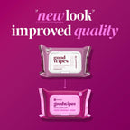 goodwipes Flushable Wipes - Rosewater, 153 Wipes (3 Pack + 3 Singles)
