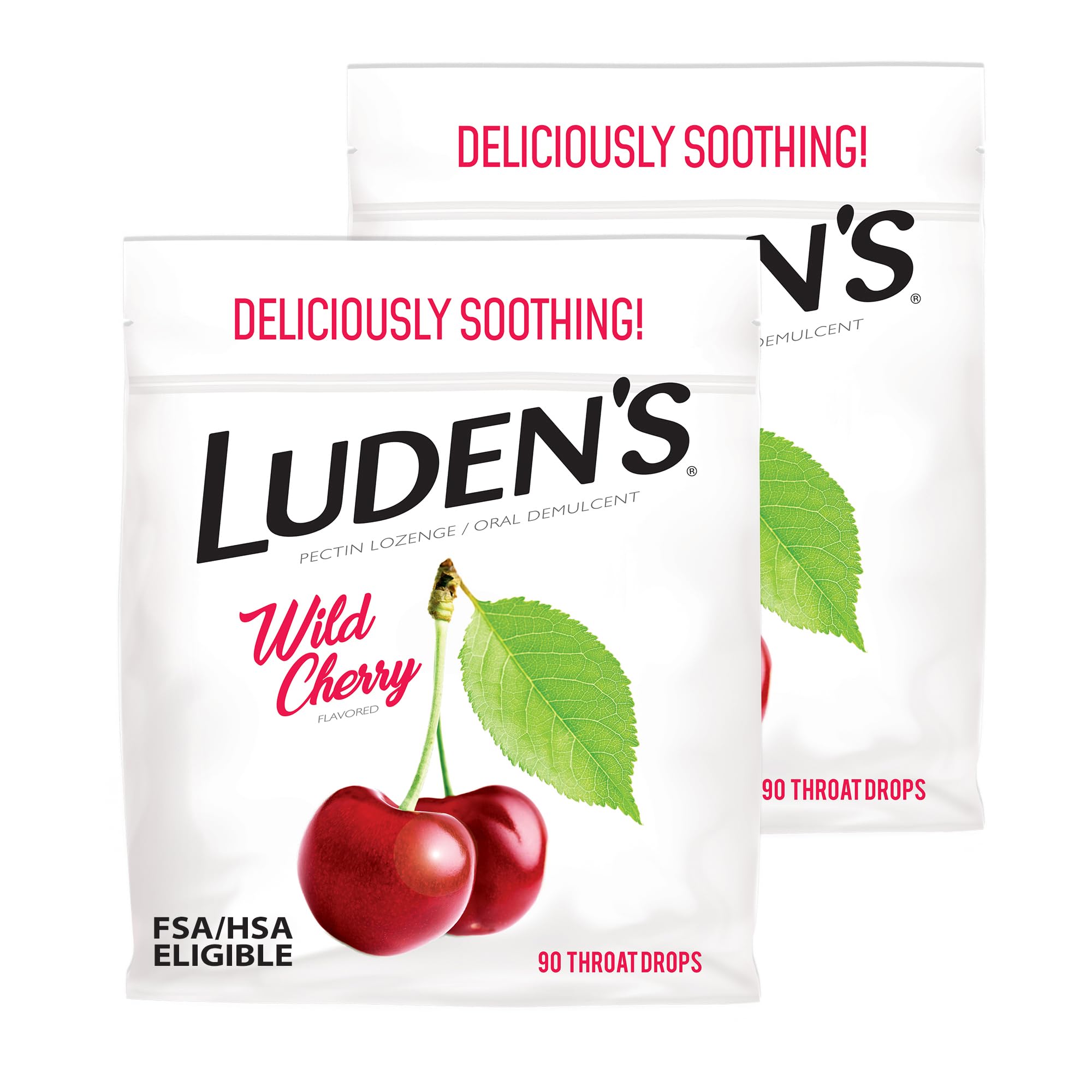 Buy now Luden's Sore Throat Relief Lozenges for Minor Everyday Irritation & Dry Mouth, Wild Cherry Flavored Drops, 90 Count Wild Cherry 90 Count (Pack of 2) at indiglob india