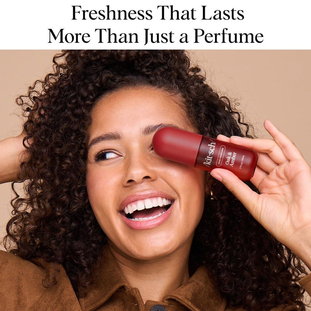 Buy now Kitsch Hair Perfume for Women - Pistachio Latte | Clean, Deodorizing & Patented Odor-Eliminating Technology Hair Spray & Body Mist - Freshen Hair, Body & Pillows - Coconut & Warm Coffee Scent - 50mL at indiglob india