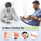 AUVON Rechargeable Digital TENS Unit Muscle Stimulator, Customizable 8-Mode