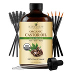 Buy now Handcraft Blends Castor Oil with Rosemary Oil 8 Fl Oz | 100% Pure and Natural | Premium Grade Carrier Oil | Hair, Eyelashes and Eyebrows | Hair and Body at indiglob india