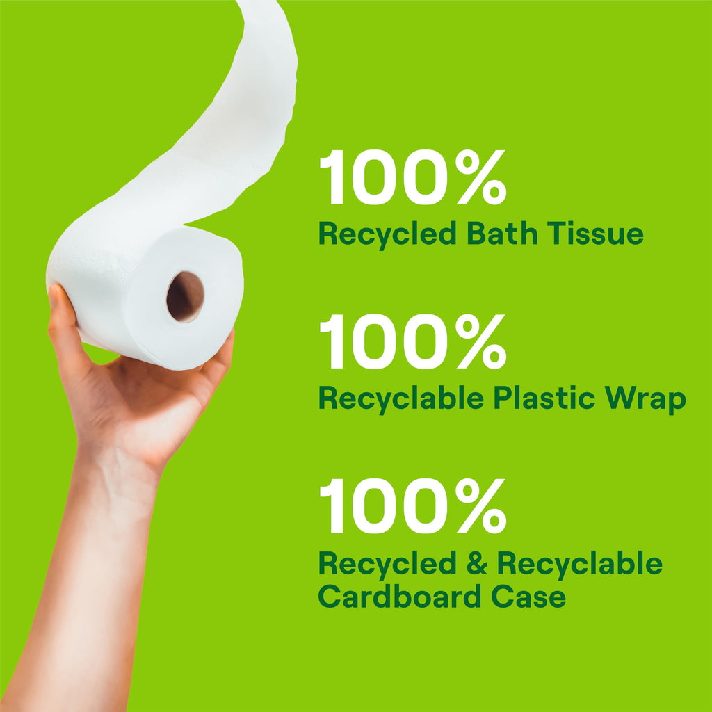 Seventh Generation Toilet Paper, 100% Recycled 2-Ply Bath Tissue, 48 Rolls