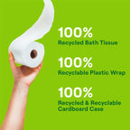 Seventh Generation Toilet Paper, 100% Recycled 2-Ply Bath Tissue, 48 Rolls
