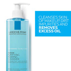 La Roche-Posay Toleriane Purifying Foaming Facial Cleanser, 13.52oz | Oil free face wash for sensitive skin with niacinamide and ceramides. Pore cleanser that won’t dry out skin and is soap free.