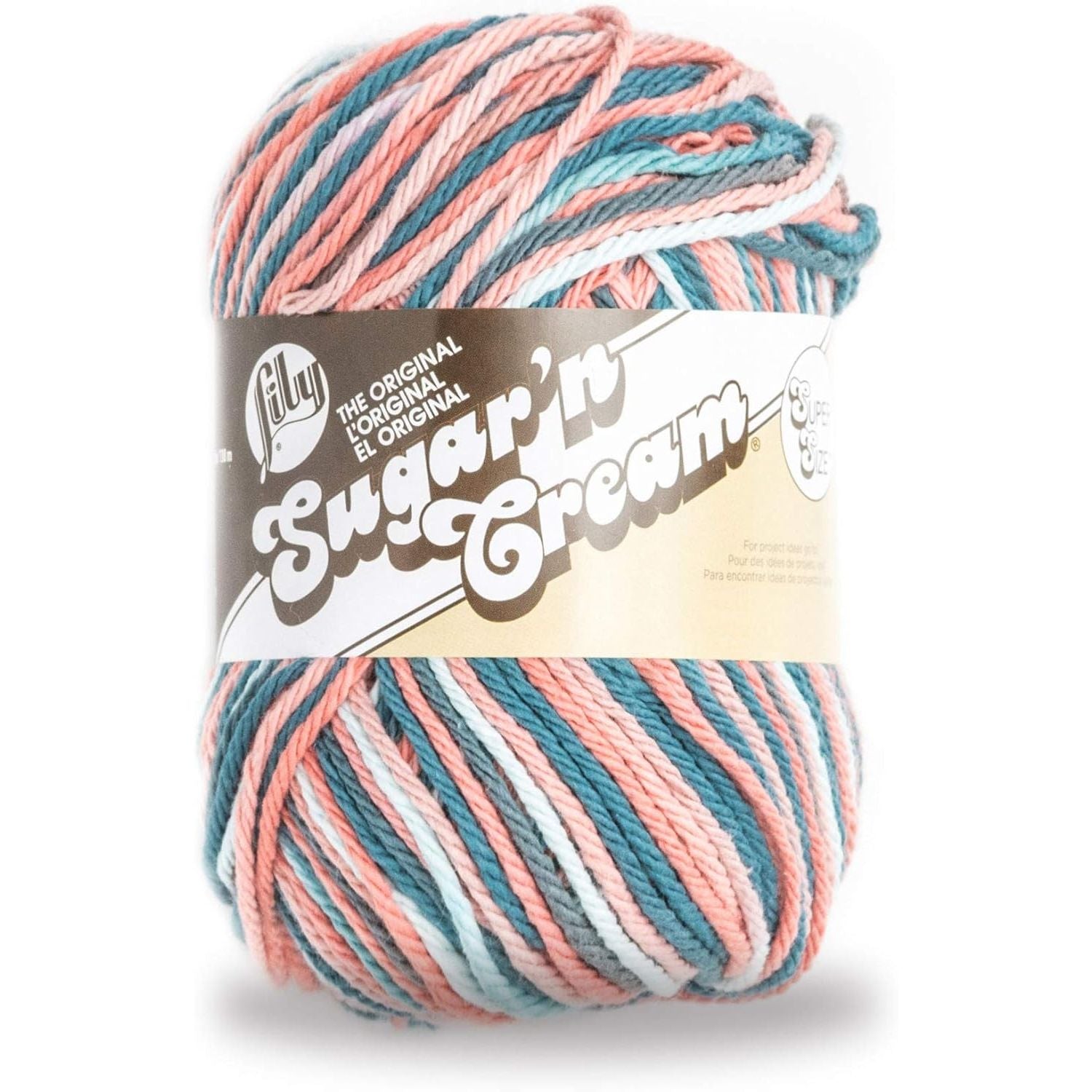 Buy now Lily Sugar'n Cream Super Size Ombres Yarn, 3 oz, Potpourri, 1 Ball 3 oz Small Ball Coral Seas Ombre at indiglob india