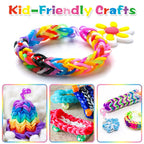 12730+ Loom Rubber Bands Refill Kit in 26 Color with 500 Clips,6 Hooks, Premium Bracelet Making Kit for Weaving DIY Crafting Gift