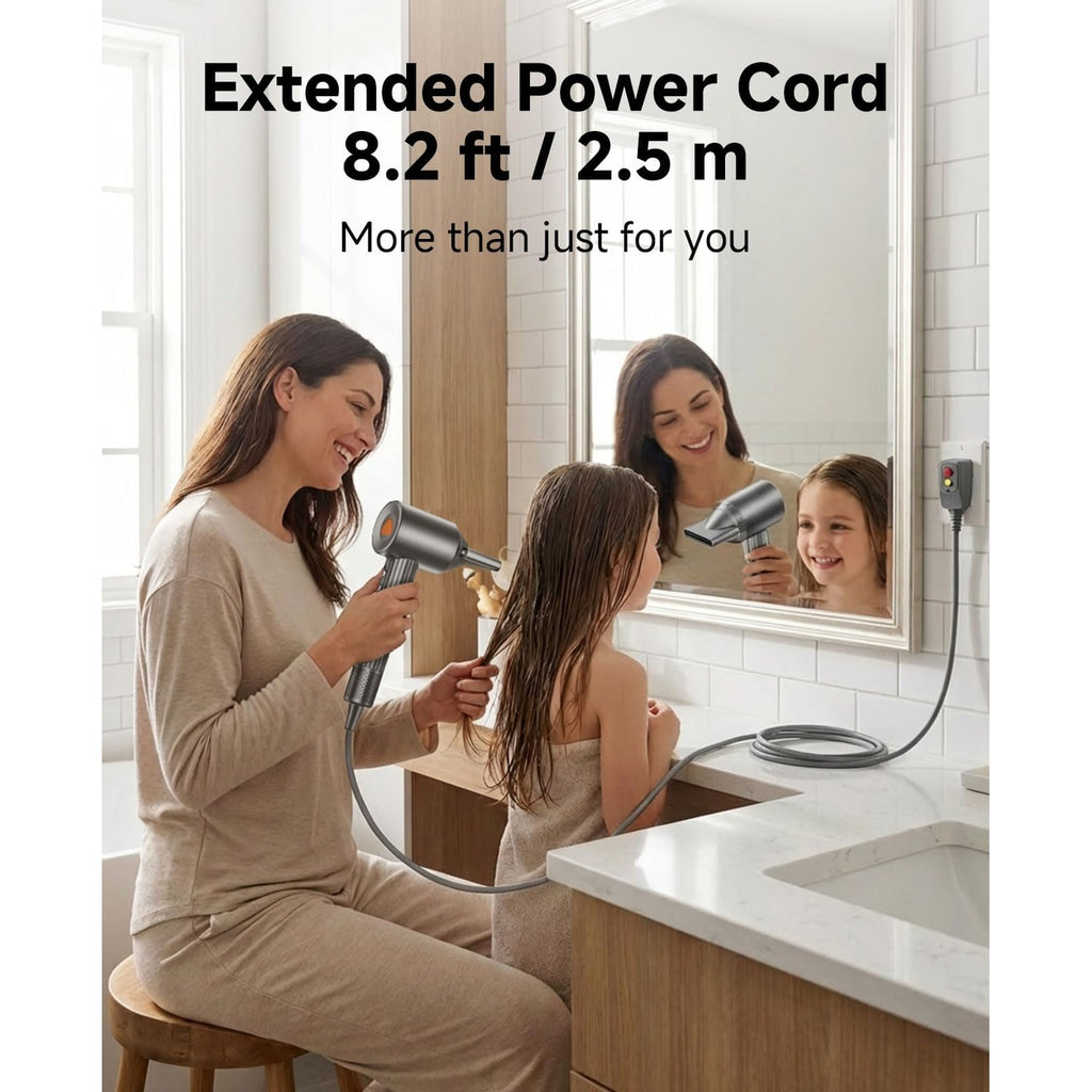 High-Speed Ionic Hair Dryer with Diffuser, 110000 RPM Blow Dryer for Women