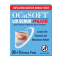 OCuSOFT Lid Scrub Plus Inflation Buster, Pre-Moistened Pads, 30+5 Count | Extra Strength For Irritated Eyelids Associated with Blepharitis, Dry Eye, Meibomian Gland Dysfunction, MGD and Demodex