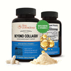 Live Conscious Beyond Collagen Multi Collagen Capsules - Types I, II, III, V & X - Hydrolyzed Blend with Biotin & Vitamin C for Hair, Skin, Nails 90 Capsules | Types I, II, III, V & X for Hair, Skin, & Nails - 90 Capsules