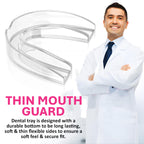 Anti Grinding Guard – Small Size for Women - Comfortable, Custom Fit, Non-Bulky, Moldable – (4) Teeth Grinding Guards & Case – Mouth Guard for Teeth Grinding, Woman Size - Small