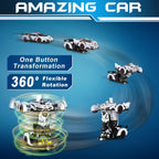 Buy now FDJ Remote Control Car - Transform Toys Car Robot, One Button Deformation to Robot with Flashing Light, 2.4Ghz 1:18 Scale Transforming Police Car Kids Toys with 360 Degree Rotating, Girls Boys Toys at indiglob india