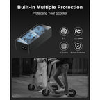 VHBW 42V 2A Electric Scooter Charger for 36V Lithium Battery