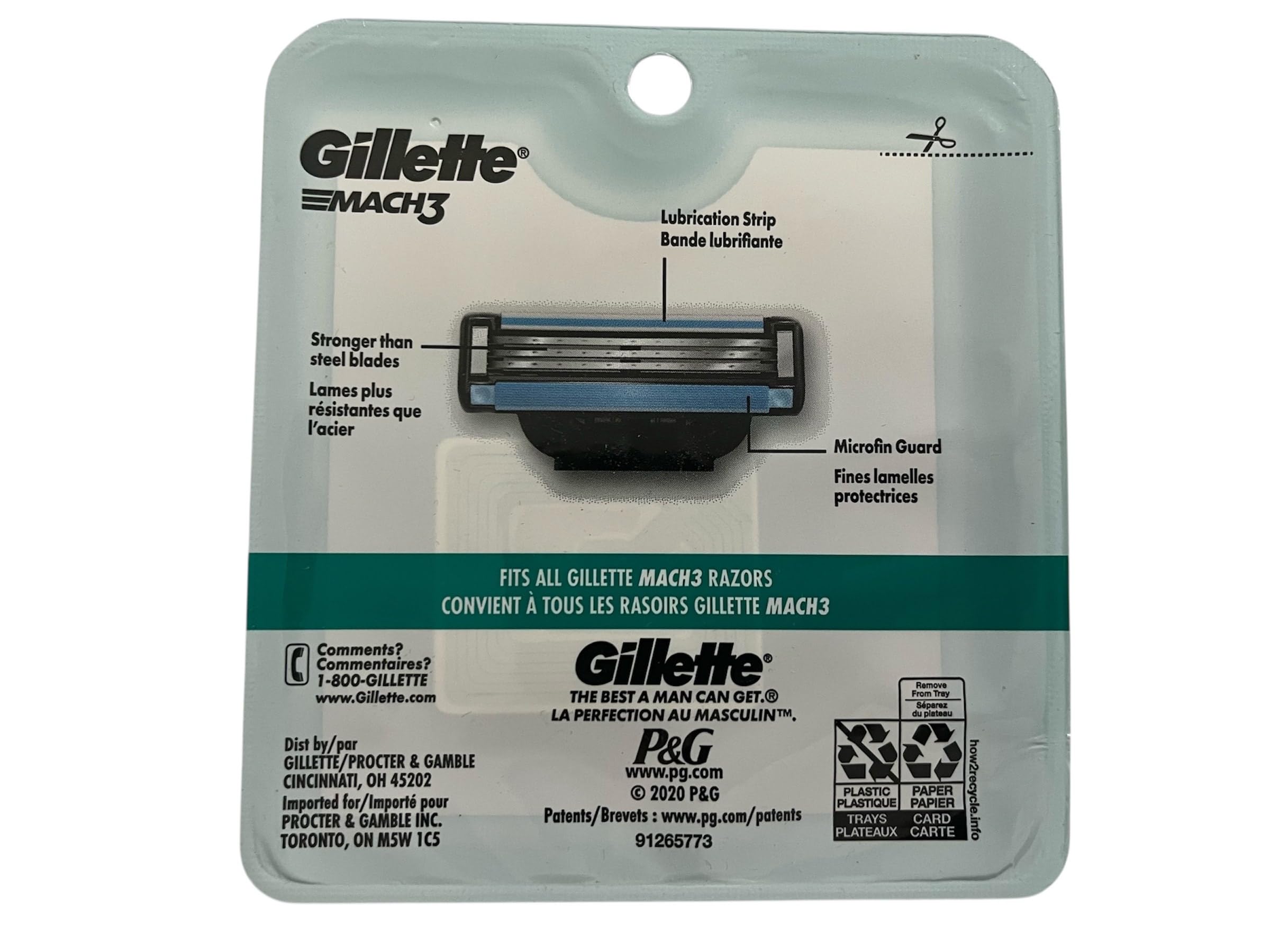 Buy now Gillette Mach 3-24 Count (3 x 8 Pack) at indiglob india