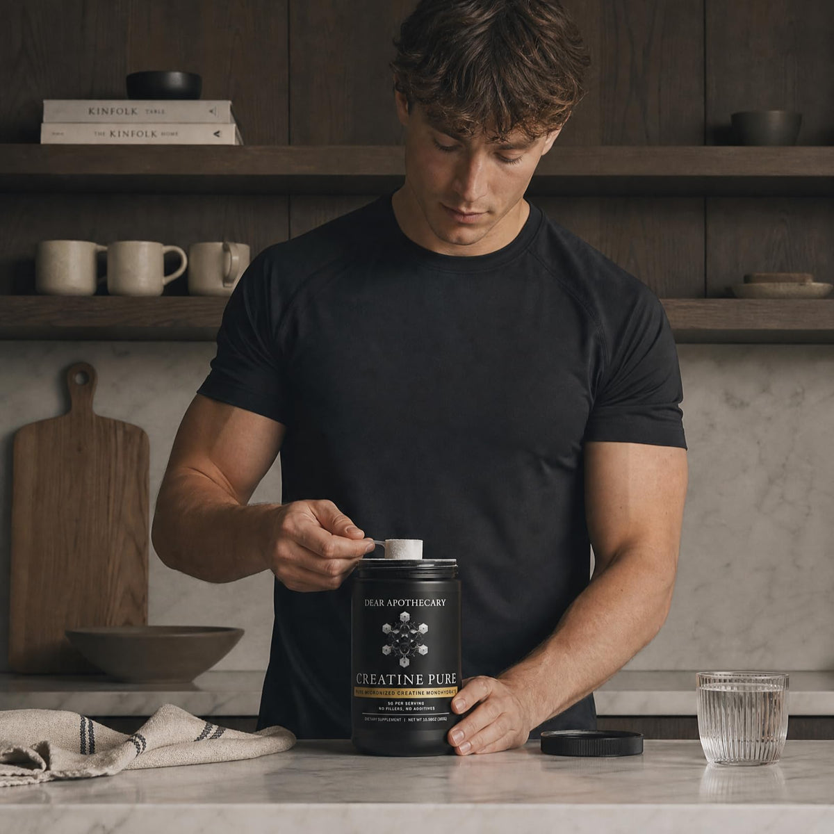 Creatine Monohydrate Powder Micronized 5g - Muscle Strength, Performance & Recovery - Unflavored Pre Post Workout - Vegan, Non-GMO, Soy Free - 60 Servings