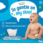 PDI Baby Wipes, Hypoallergenic, Eczema Safe, Fragrance Free, Plant-Based Wipes, 1-Pack, 40 Wipes per Pack, 8.0 x 6.7 in
