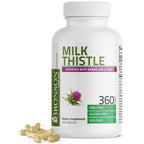Bronson Milk Thistle Silymarin Marianum & Dandelion Extract, 120 Capsules | 2-in-1 Liver Cleanse, Health, Detox & Antioxidant Support, Non-GMO, Gluten-Free, Soy-Free