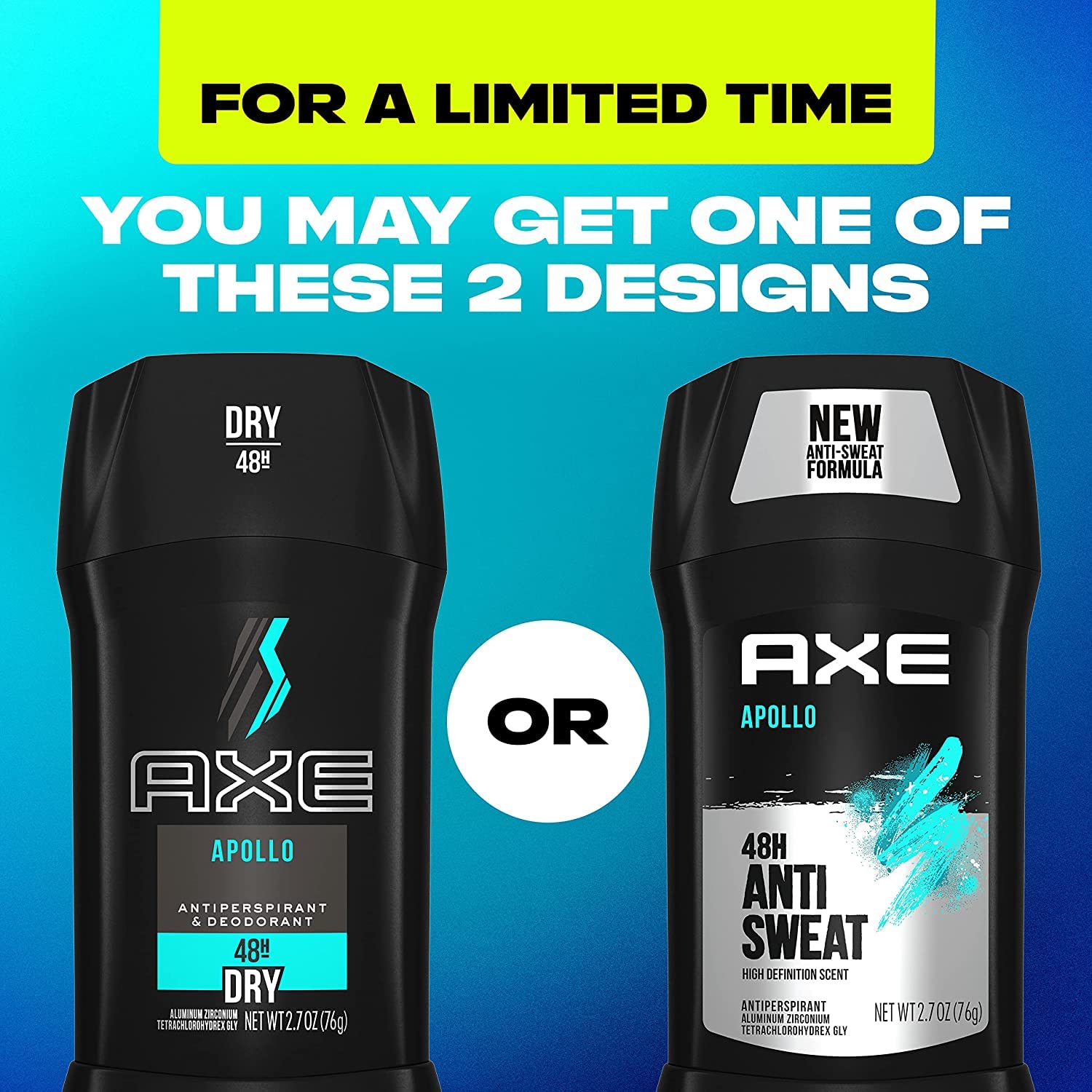 Buy now Axe Arnarchy Inv Sld Apol Size 2.7z Axe Arnarchy Invisable Solid Apollo 2.7z at indiglob india