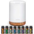 InnoGear 300ml Aromatherapy Essential Oil Diffuser 8 Oils Gift Set