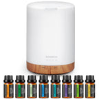 InnoGear 300ml Aromatherapy Essential Oil Diffuser 8 Oils Gift Set
