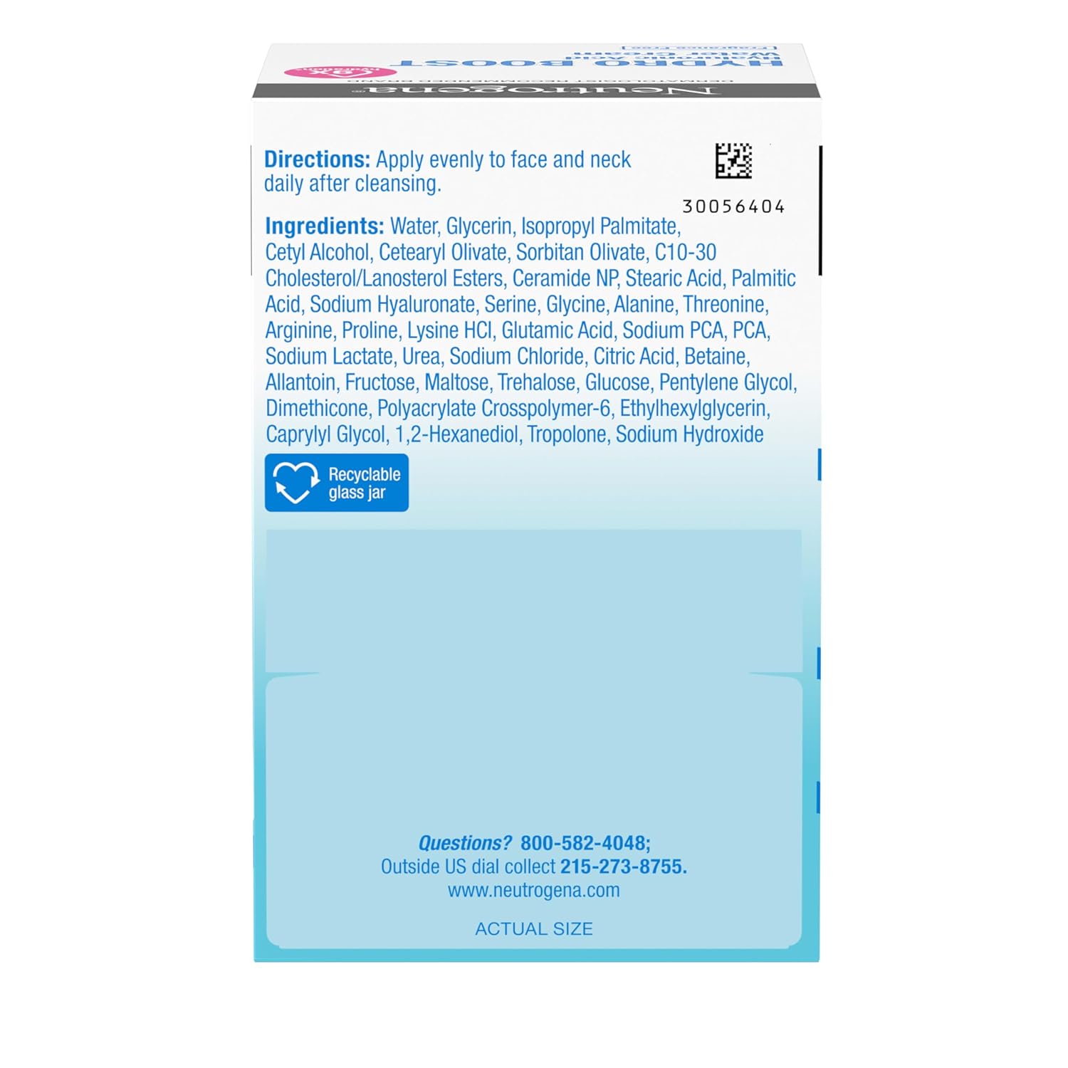 Buy now Neutrogena Hydro Boost Skincare Set, Hydro Boost Water Cream Face Moisturizer for 72-Hour Hydration, 1.7 Fl Oz, & Hydro Boost Hydrating Gel Facial Cleanser Trial Size, 0.5 Fl Oz, 2 Pack, Clear at indiglob india