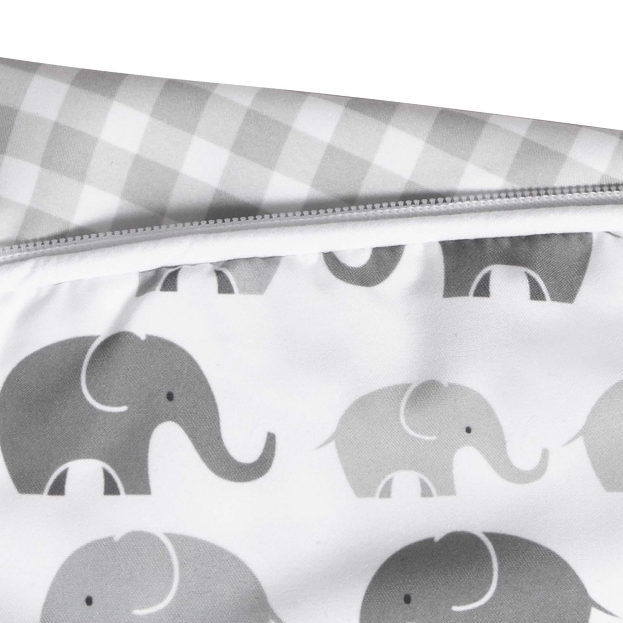 Buy now Boppy Nursing Pillow Cover, Premium Quick-Dry Fabric, Gray Elephants, Fits The Original Support Boppy Pillow for Breastfeeding and Bottle Feeding, Cover Only at indiglob india