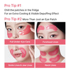 medicube Jelly Eye Mask PDRN Pink Collagen - Hydrogel Eye Patches, 28 Pairs | Eye Patches with PDRN, Collagen, NAD - For Puffy & Tired Eyes, Firming for Look of Wrinkles & Fine Lines, Korean Skincare