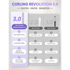 SHEGLAM One Touch Airflow Styler Pro 1.25 inch Automatic Rotating 3.0 Cool Air Technology for No-Wait, Curling Iron, Bouncy & Long-Lasting Curls, Zero Burn Risk, 5 Temp Settings
