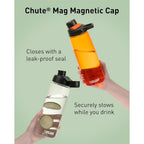 Buy now CamelBak Chute Mag BPA Free Water Bottle with Tritan Renew - Magnetic Cap at indiglob india