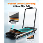 Walking Pad Treadmill for Home, Walking Pad with Incline and Handle Bar