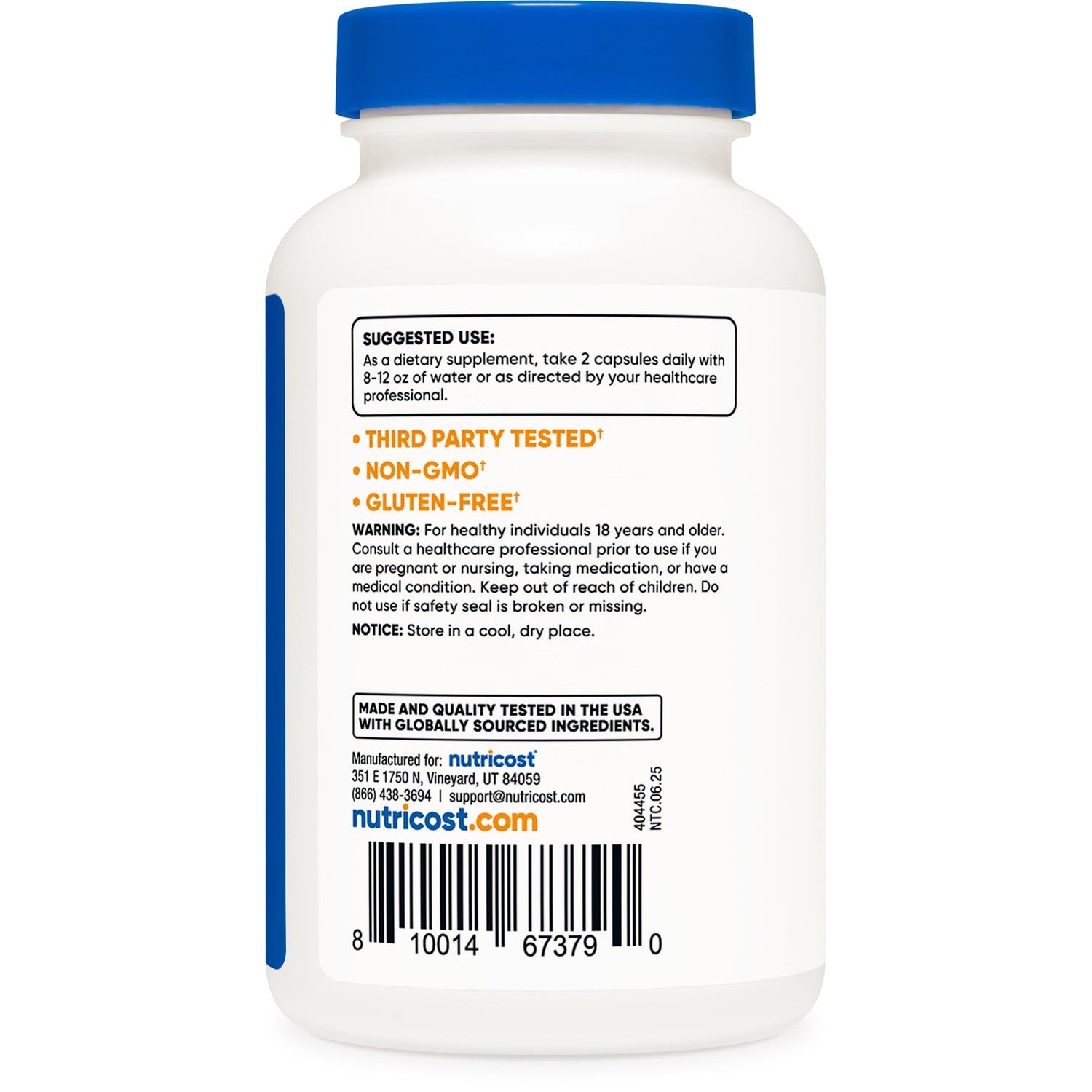 Nutricost Red Yeast Rice with CoQ10 1300mg, 120 Capsules, 60 Servings | GMO-Free, Gluten Free