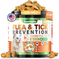 Carmelie Flea and Tick Prevention for Cats Chewables, 500 Crunchy & Creamy