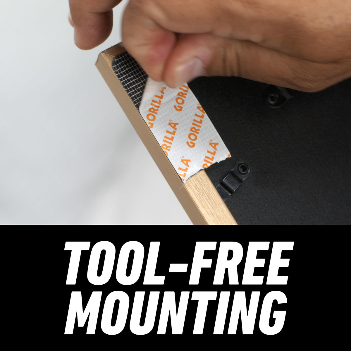 GORILLA Mounting Tape, Max Strength, Double-Sided, 1 in x 60 in