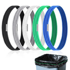 5 Pcs 96 Gallon Trash Can Rubber Bands, Heavy Duty Large Trash Can Rubber Bands for 55-96 Gallon Garbage Cans Elastic Garbage Bag Holder for Bag Waste Bins Litter Box (Multicolors)